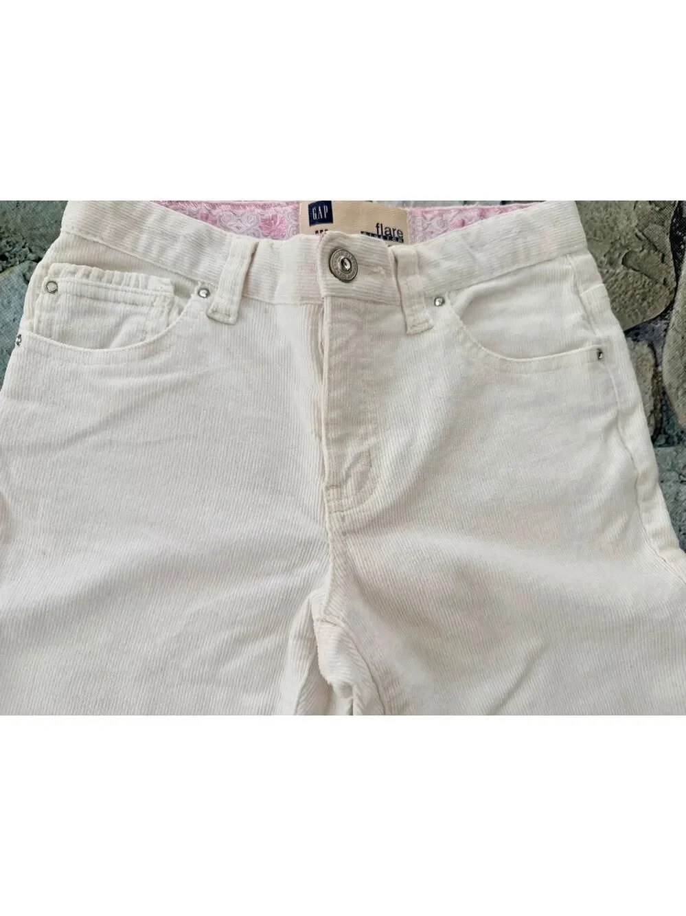 GAP WHITE CORDS-10 SLIM
